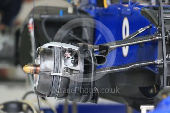 World © Octane Photographic Ltd. Sauber F1 Team C34-Ferrari – Marcus Ericsson. Thursday 17th September 2015, F1 Singapore Grand Prix Pit lane, Marina Bay. Digital Ref: 1424LB1D4174