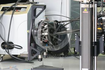 World © Octane Photographic Ltd. Mercedes AMG Petronas F1 W06 Hybrid. Thursday 17th September 2015, F1 Singapore Grand Prix Paddock, Marina Bay. Digital Ref: