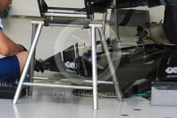 World © Octane Photographic Ltd. Williams Martini Racing FW37. Thursday 17th September 2015, F1 Singapore Grand Prix Paddock, Marina Bay. Digital Ref: