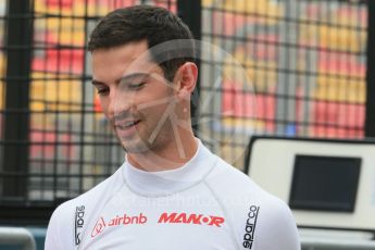 World © Octane Photographic Ltd. Manor Marussia F1 Team MR03B – Alexander Rossi. Thursday 17th September 2015, F1 Singapore Grand Prix Paddock, Marina Bay. Digital Ref:
