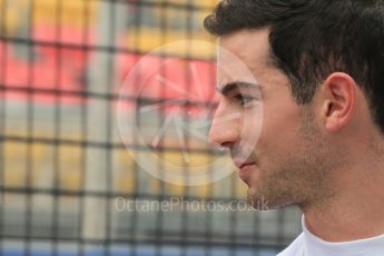 World © Octane Photographic Ltd. Manor Marussia F1 Team MR03B – Alexander Rossi. Thursday 17th September 2015, F1 Singapore Grand Prix Paddock, Marina Bay. Digital Ref: