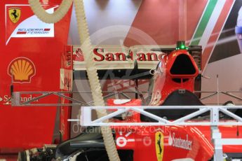 World © Octane Photographic Ltd. Scuderia Ferrari SF15-T. Thursday 17th September 2015, F1 Singapore Grand Prix Paddock, Marina Bay. Digital Ref:
