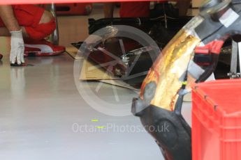 World © Octane Photographic Ltd. Scuderia Ferrari SF15-T. Thursday 17th September 2015, F1 Singapore Grand Prix Paddock, Marina Bay. Digital Ref:
