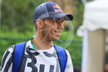 World © Octane Photographic Ltd. Scuderia Toro Rosso STR10 – Max Verstappen. Thursday 17th September 2015, F1 Singapore Grand Prix Paddock, Marina Bay. Digital Ref: