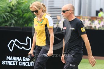 World © Octane Photographic Ltd. Renault. Thursday 17th September 2015, F1 Singapore Grand Prix Paddock, Marina Bay. Digital Ref: