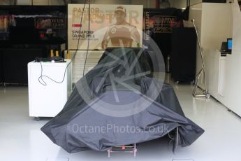 World © Octane Photographic Ltd. Lotus F1 Team E23 Hybrid – Pastor Maldonado. Friday 18th September 2015, F1 Singapore Grand Prix Pit Lane, Marina Bay. Digital Ref: 1427CB5D9513