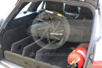 World © Octane Photographic Ltd. Mercedes AMG C63 Estate Medical car boot interior. Wednesday 16th September 2015, F1 Singapore Grand Prix Set Up, Marina Bay. Digital Ref: 1423CB5D9422