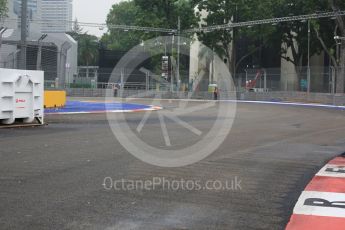 World © Octane Photographic Ltd. Turn 3. Wednesday 16th September 2015, F1 Singapore Grand Prix Set Up, Marina Bay. Digital Ref: 1423CB5D9448