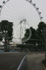 World © Octane Photographic Ltd. The Singapore Flyer at Turn 5. Wednesday 16th September 2015, F1 Singapore Grand Prix Set Up, Marina Bay. Digital Ref: 1423CB5D9461