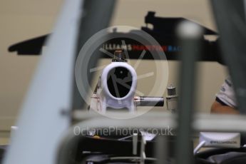 World © Octane Photographic Ltd. Williams Martini Racing FW37 intake. Wednesday 16th September 2015, F1 Singapore Grand Prix Set Up, Marina Bay. Digital Ref: