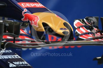 World © Octane Photographic Ltd. Scuderia Toro Rosso STR10 – nose. Wednesday 16th September 2015, F1 Singapore Grand Prix Set Up, Marina Bay. Digital Ref: