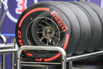 World © Octane Photographic Ltd. Mercedes AMG Petronas F1 W06 Hybrid Pirelli Red (Super soft compound) tyres. Wednesday 16th September 2015, F1 Singapore Grand Prix Set Up, Marina Bay. Digital Ref: 1423CB7D9531