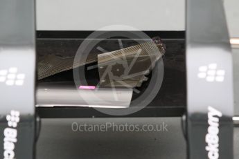 World © Octane Photographic Ltd. Mercedes AMG Petronas F1 W06 Hybrid aero vanes. Wednesday 16th September 2015, F1 Singapore Grand Prix Set Up, Marina Bay. Digital Ref: 1423CB7D9538