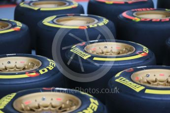 World © Octane Photographic Ltd. Scuderia Toro Rosso STR10 Pirelli Yellow (Soft compound) tyres. Wednesday 16th September 2015, F1 Singapore Grand Prix Set Up, Marina Bay. Digital Ref: