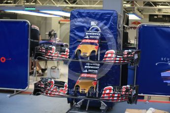 World © Octane Photographic Ltd. Scuderia Toro Rosso STR10 – noses. Wednesday 16th September 2015, F1 Singapore Grand Prix Set Up, Marina Bay. Digital Ref: