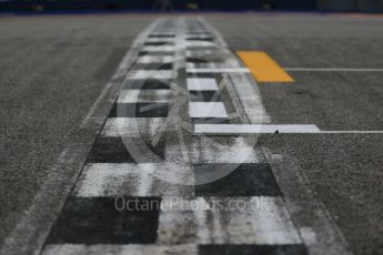 World © Octane Photographic Ltd. The finish line. Wednesday 16th September 2015, F1 Singapore Grand Prix Set Up, Marina Bay. Digital Ref: 1423LB1D4102