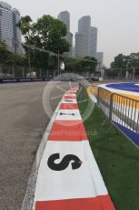 World © Octane Photographic Ltd. Turn 2. Wednesday 16th September 2015, F1 Singapore Grand Prix Set Up, Marina Bay. Digital Ref: 1423LB1L9564