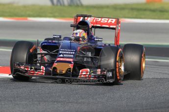 World © Octane Photographic Ltd. Scuderia Toro Rosso STR10 – Pierre Gasly. Tuesday 12th May 2015, F1 In-season testing, Circuit de Barcelona-Catalunya, Spain. Digital Ref: 1268CB1L8799