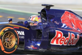 World © Octane Photographic Ltd. Scuderia Toro Rosso STR10 – Pierre Gasly. Tuesday 12th May 2015, F1 In-season testing, Circuit de Barcelona-Catalunya, Spain. Digital Ref: 1268CB1L8801