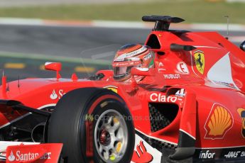 World © Octane Photographic Ltd. Scuderia Ferrari SF15-T– Raffaele Marciello. Sunday Tuesday 12th 2015, F1 In-season testing, Circuit de Barcelona-Catalunya, Spain. Digital Ref: 1268CB1L8821