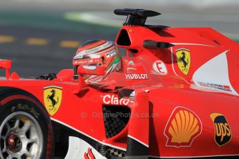 World © Octane Photographic Ltd. Scuderia Ferrari SF15-T– Raffaele Marciello. Sunday Tuesday 12th 2015, F1 In-season testing, Circuit de Barcelona-Catalunya, Spain. Digital Ref: 1268CB1L8823