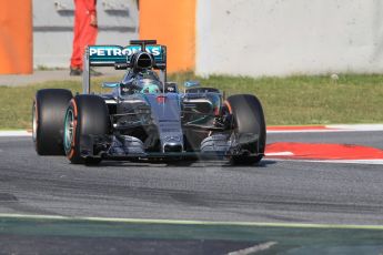 World © Octane Photographic Ltd. Mercedes AMG Petronas F1 W06 Hybrid – Nico Rosberg. Tuesday 12th May 2015, F1 In-season testing, Circuit de Barcelona-Catalunya, Spain. Digital Ref: 1268CB1L8842