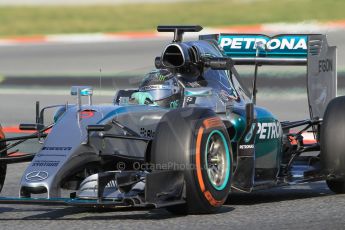 World © Octane Photographic Ltd. Mercedes AMG Petronas F1 W06 Hybrid – Nico Rosberg. Tuesday 12th May 2015, F1 In-season testing, Circuit de Barcelona-Catalunya, Spain. Digital Ref: 1268CB1L8849
