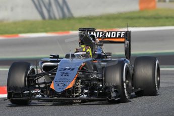 World © Octane Photographic Ltd. Sahara Force India VJM08 – Nick Yelloly. Tuesday 12th May 2015, F1 In-season testing, Circuit de Barcelona-Catalunya, Spain. Digital Ref: 1268CB1L8865