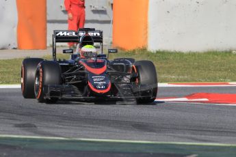 World © Octane Photographic Ltd. McLaren Honda MP4/30 – Oliver Turvey. Sunday Tuesday 12th 2015, F1 In-season testing, Circuit de Barcelona-Catalunya, Spain. Digital Ref: 1268CB1L8890