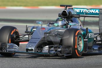 World © Octane Photographic Ltd. Mercedes AMG Petronas F1 W06 Hybrid – Nico Rosberg. Tuesday 12th May 2015, F1 In-season testing, Circuit de Barcelona-Catalunya, Spain. Digital Ref: 1268CB1L8945