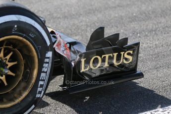 World © Octane Photographic Ltd. Lotus F1 Team E23 Hybrid – Pastor Maldonado. Tuesday 12th May 2015, F1 In-season testing, Circuit de Barcelona-Catalunya, Spain. Digital Ref: 1268CB7D1047