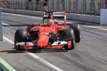 World © Octane Photographic Ltd. Scuderia Ferrari SF15-T– Raffaele Marciello. Sunday Tuesday 12th 2015, F1 In-season testing, Circuit de Barcelona-Catalunya, Spain. Digital Ref: 1268CB7D1057