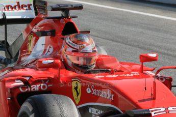 World © Octane Photographic Ltd. Scuderia Ferrari SF15-T– Raffaele Marciello. Sunday Tuesday 12th 2015, F1 In-season testing, Circuit de Barcelona-Catalunya, Spain. Digital Ref: 1268CB7D1059