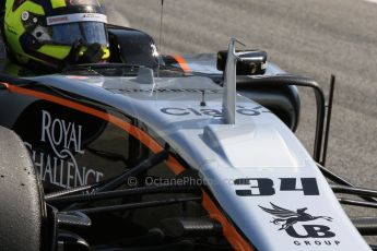 World © Octane Photographic Ltd. Sahara Force India VJM08 – Nick Yelloly. Tuesday 12th May 2015, F1 In-season testing, Circuit de Barcelona-Catalunya, Spain. Digital Ref: 1268CB7D1163