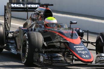 World © Octane Photographic Ltd. McLaren Honda MP4/30 – Oliver Turvey. Sunday Tuesday 12th 2015, F1 In-season testing, Circuit de Barcelona-Catalunya, Spain. Digital Ref: 1268CB7D1172