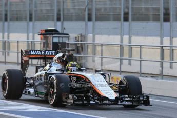 World © Octane Photographic Ltd. Sahara Force India VJM08 – Nick Yelloly. Tuesday 12th May 2015, F1 In-season testing, Circuit de Barcelona-Catalunya, Spain. Digital Ref: 1268LB1D1316