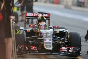 World © Octane Photographic Ltd. Lotus F1 Team E23 Hybrid – Pastor Maldonado. Tuesday 12th May 2015, F1 In-season testing, Circuit de Barcelona-Catalunya, Spain. Digital Ref: 1268LB1D1426