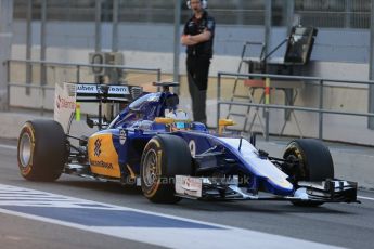 World © Octane Photographic Ltd. Sauber F1 Team C34-Ferrari – Marcus Ericsson. Tuesday 12th May 2015, F1 In-season testing, Circuit de Barcelona-Catalunya, Spain. Digital Ref: 1268LB1D1463