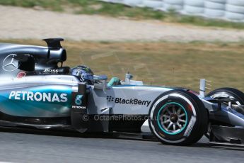 World © Octane Photographic Ltd. Mercedes AMG Petronas F1 W06 Hybrid – Nico Rosberg. Tuesday 12th May 2015, F1 In-season testing, Circuit de Barcelona-Catalunya, Spain. Digital Ref: 1268LB1D1947