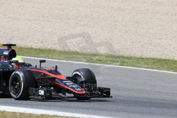 World © Octane Photographic Ltd. McLaren Honda MP4/30 – Oliver Turvey. Sunday Tuesday 12th 2015, F1 In-season testing, Circuit de Barcelona-Catalunya, Spain. Digital Ref:
