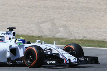 World © Octane Photographic Ltd. Williams Martini Racing FW37 – Felipe Massa. Tuesday 12th May 2015, F1 In-season testing, Circuit de Barcelona-Catalunya, Spain. Digital Ref: 1268LB1D2098