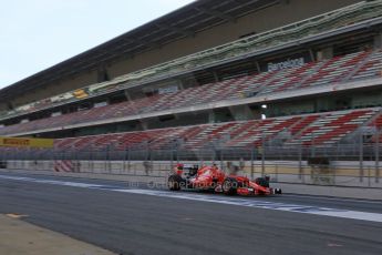 World © Octane Photographic Ltd. Scuderia Ferrari SF15-T– Raffaele Marciello. Sunday Tuesday 12th 2015, F1 In-season testing, Circuit de Barcelona-Catalunya, Spain. Digital Ref: 1268LB5D2104