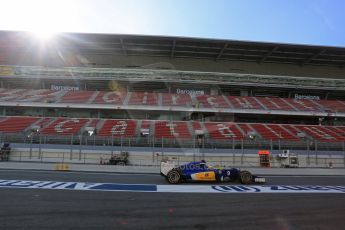 World © Octane Photographic Ltd. Sauber F1 Team C34-Ferrari – Marcus Ericsson. Tuesday 12th May 2015, F1 In-season testing, Circuit de Barcelona-Catalunya, Spain. Digital Ref: 1268LB5D2195