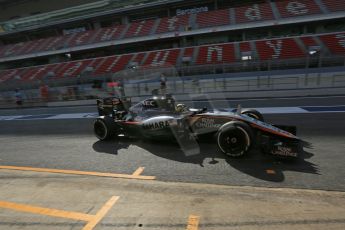 World © Octane Photographic Ltd. McLaren Honda MP4/30 – Oliver Turvey. Sunday Tuesday 12th 2015, F1 In-season testing, Circuit de Barcelona-Catalunya, Spain. Digital Ref: 1268LB5D2263