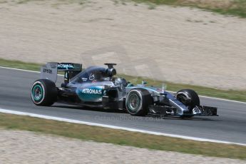 World © Octane Photographic Ltd. Mercedes AMG Petronas F1 W06 Hybrid – Nico Rosberg. Tuesday 12th May 2015, F1 In-season testing, Circuit de Barcelona-Catalunya, Spain. Digital Ref: 1268LB7D1522