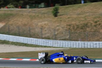 World © Octane Photographic Ltd. Sauber F1 Team C34-Ferrari – Marcus Ericsson. Tuesday 12th May 2015, F1 In-season testing, Circuit de Barcelona-Catalunya, Spain. Digital Ref: 1268LB7D1558