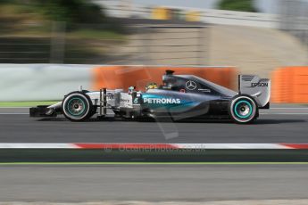 World © Octane Photographic Ltd. Mercedes AMG Petronas F1 W06 Hybrid – Pascal Wehrlein. Wednesday 13th May 2015, F1 In-season testing, Circuit de Barcelona-Catalunya, Spain. Digital Ref: 1269CB1L9014