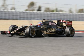 World © Octane Photographic Ltd. Lotus F1 Team E23 Hybrid – Jolyon Palmer. Wednesday 13th May 2015, F1 In-season testing, Circuit de Barcelona-Catalunya, Spain. Digital Ref: 1269CB1L9048