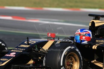 World © Octane Photographic Ltd. Lotus F1 Team E23 Hybrid – Jolyon Palmer. Wednesday 13th May 2015, F1 In-season testing, Circuit de Barcelona-Catalunya, Spain. Digital Ref: 1269CB7D1774