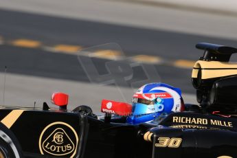 World © Octane Photographic Ltd. Lotus F1 Team E23 Hybrid – Jolyon Palmer. Wednesday 13th May 2015, F1 In-season testing, Circuit de Barcelona-Catalunya, Spain. Digital Ref: 1269CB7D1779